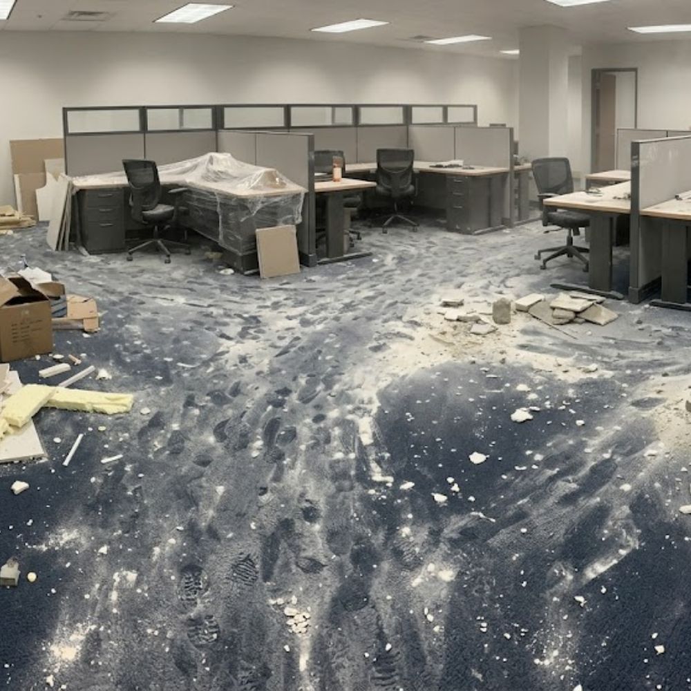 Nettoyage bureaux - avant